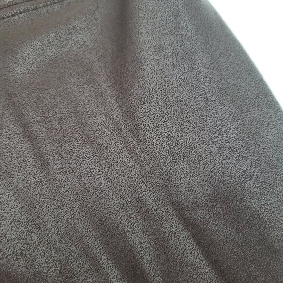 Time and Tru Women's Faux Leather Leggings Brown High Rise Skinny - Picture 2 of 4